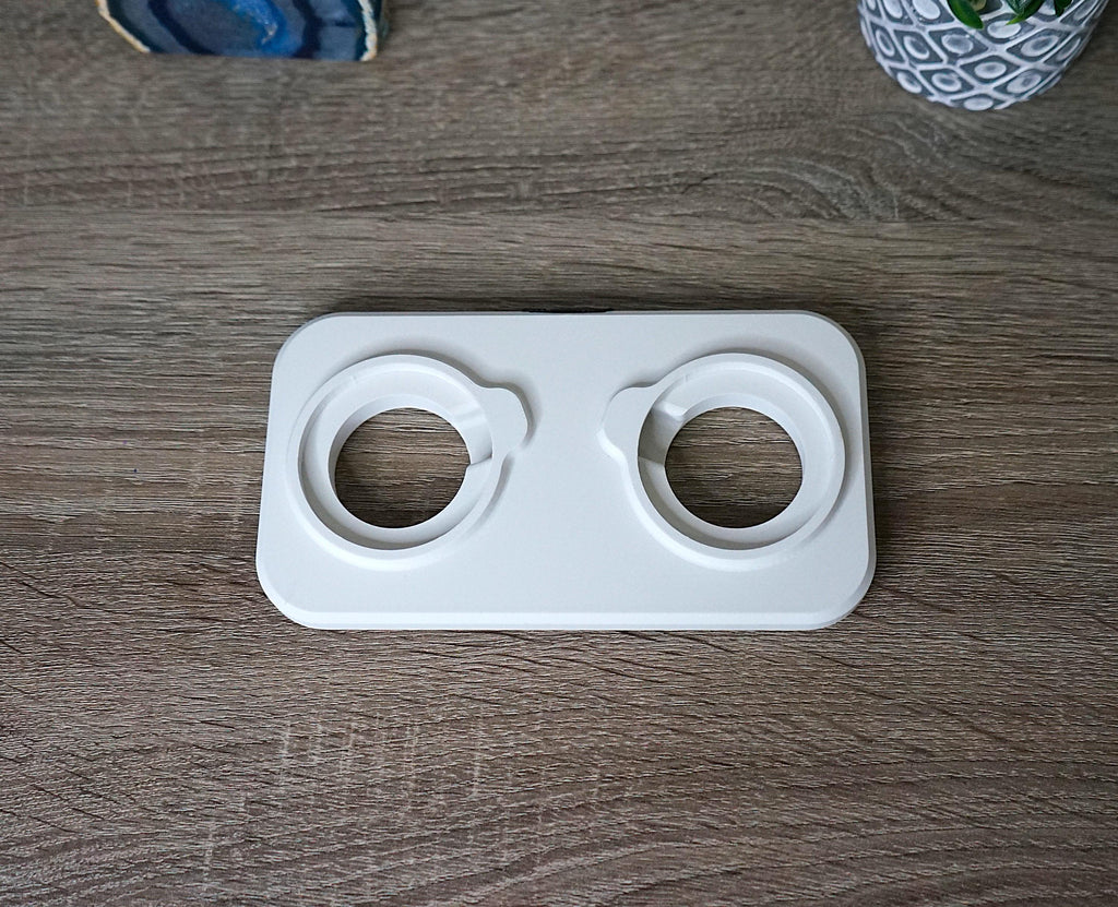 Dual MagSafe Charger Holder for iPhone and Airpods (3D Printed)