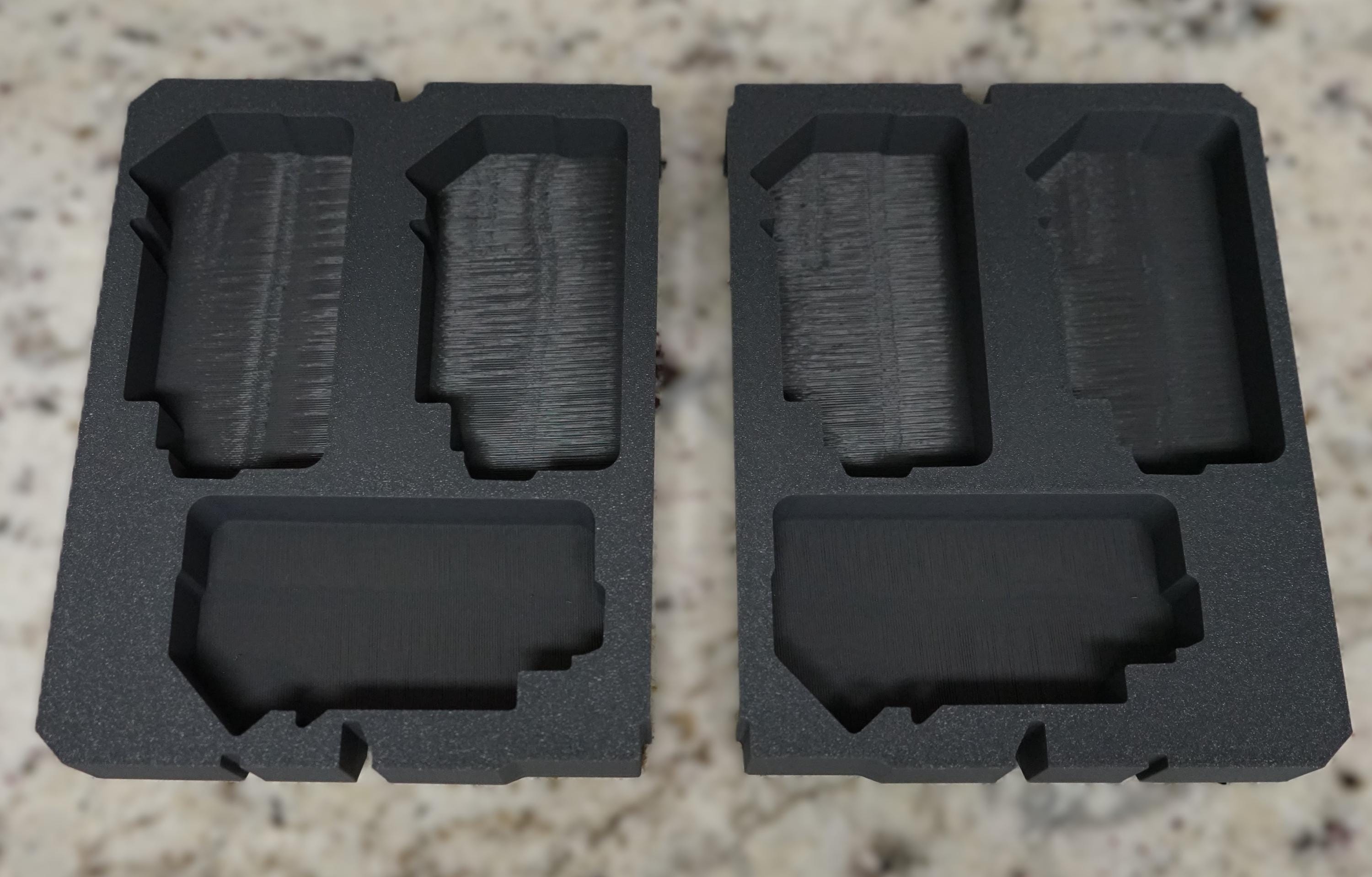 DeWalt 6 Battery(DCB204, DCB205, DCB206) Insert for DeWalt Tough System 2.0 Deep Compact Organizer (DWST08020)