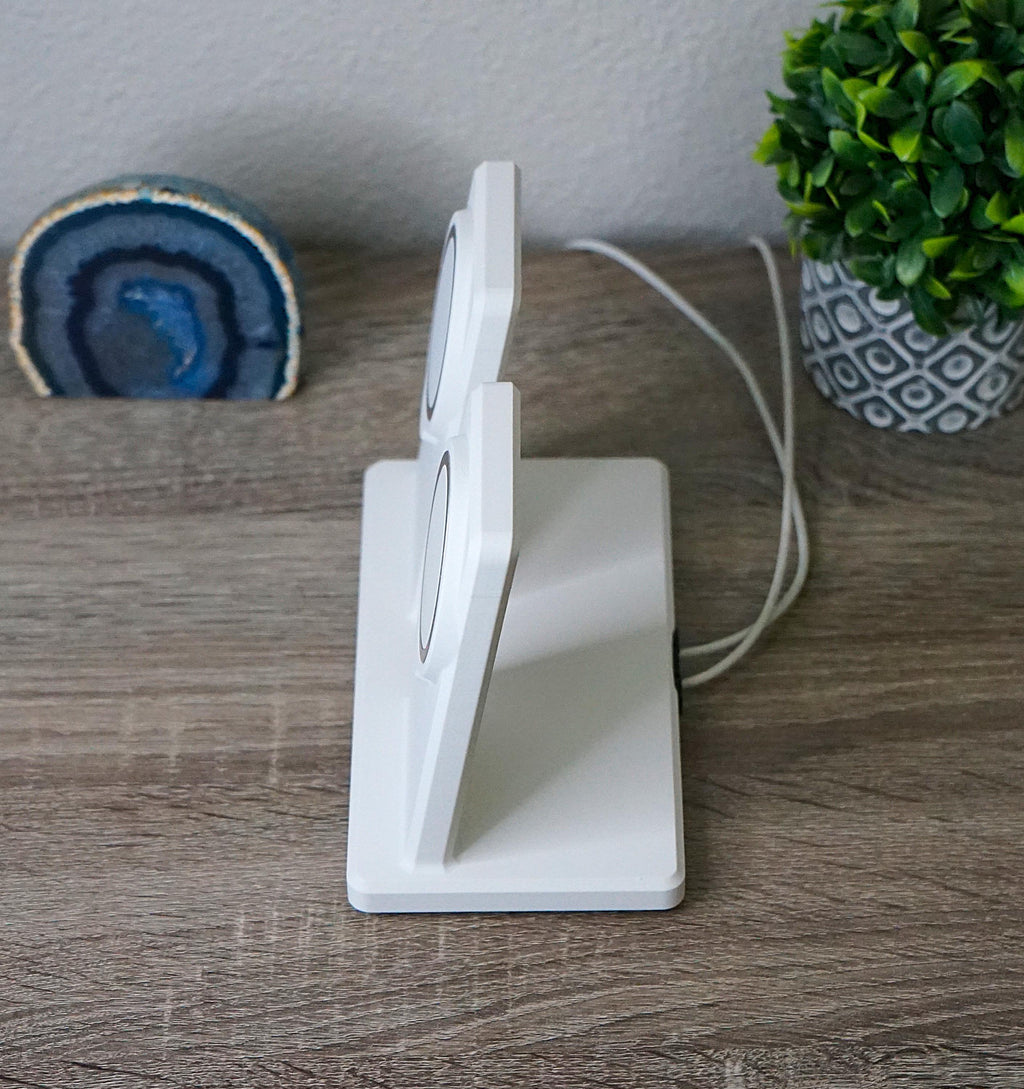 Dual Upright MagSafe Holder for iPhones (3D Printed)