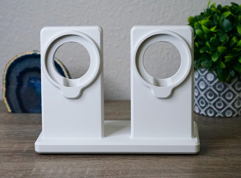 Dual Upright MagSafe Holder for iPhones (3D Printed)