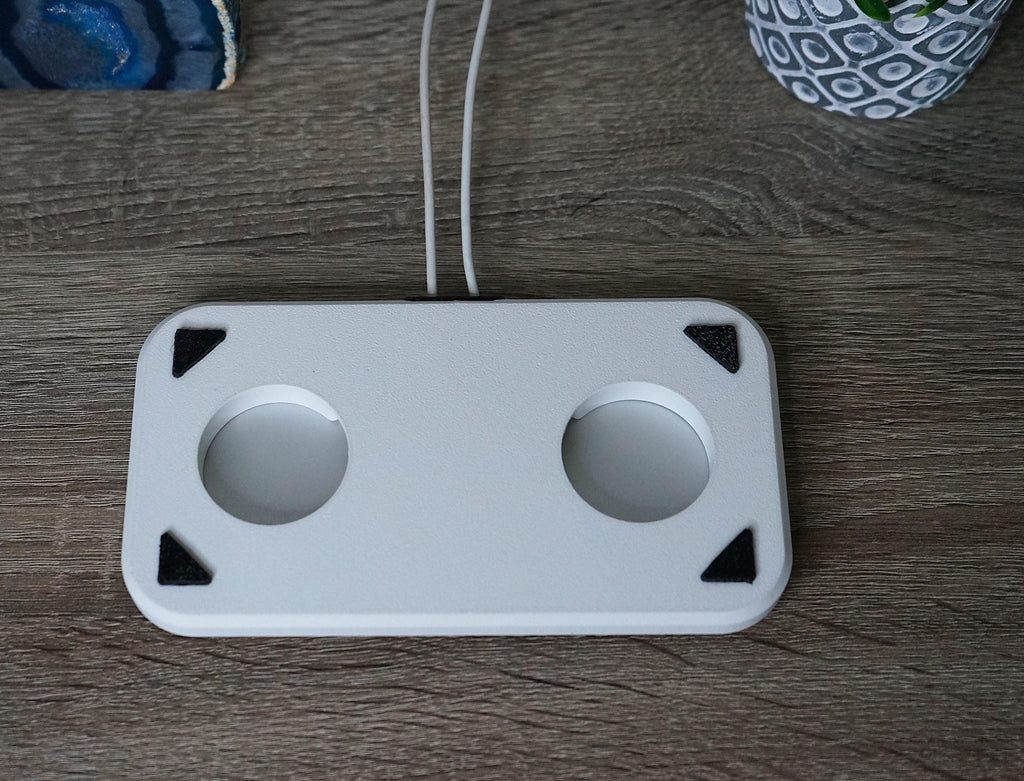 Dual MagSafe Charger Holder for iPhone and Airpods (3D Printed)