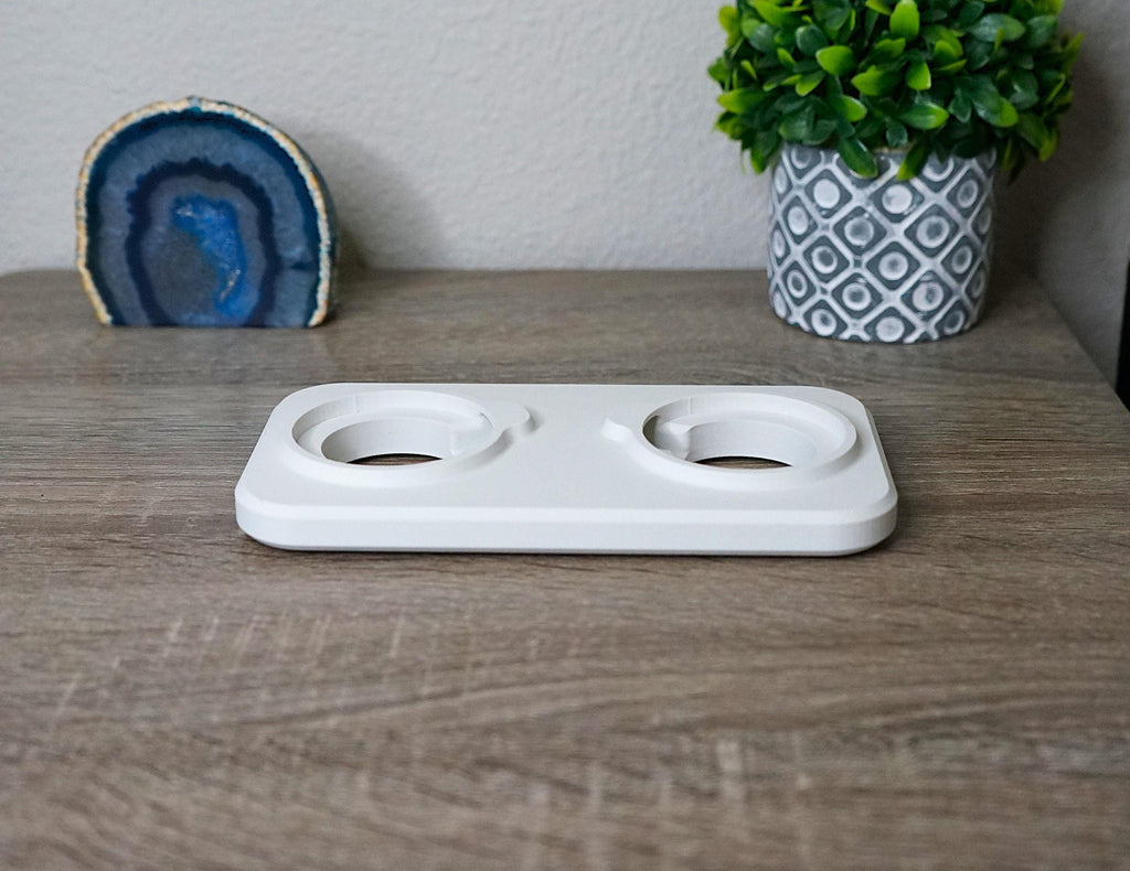 Dual MagSafe Charger Holder for iPhone and Airpods (3D Printed)
