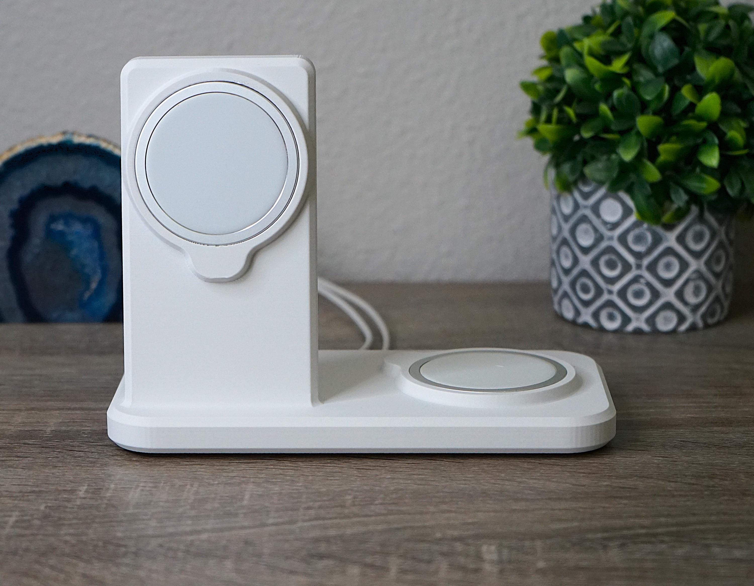Dual MagSafe Holder with Upright and Flat MagSafes