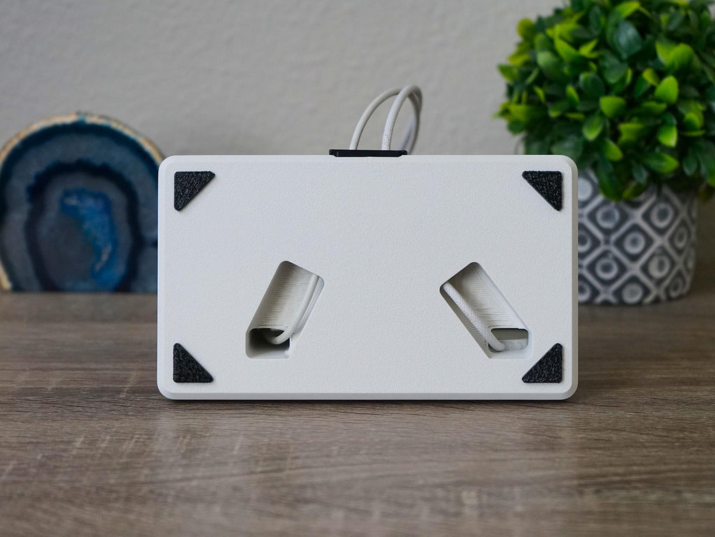 Upright MagSafe iPhone and Apple Watch Holder for Charging (3D Printed)