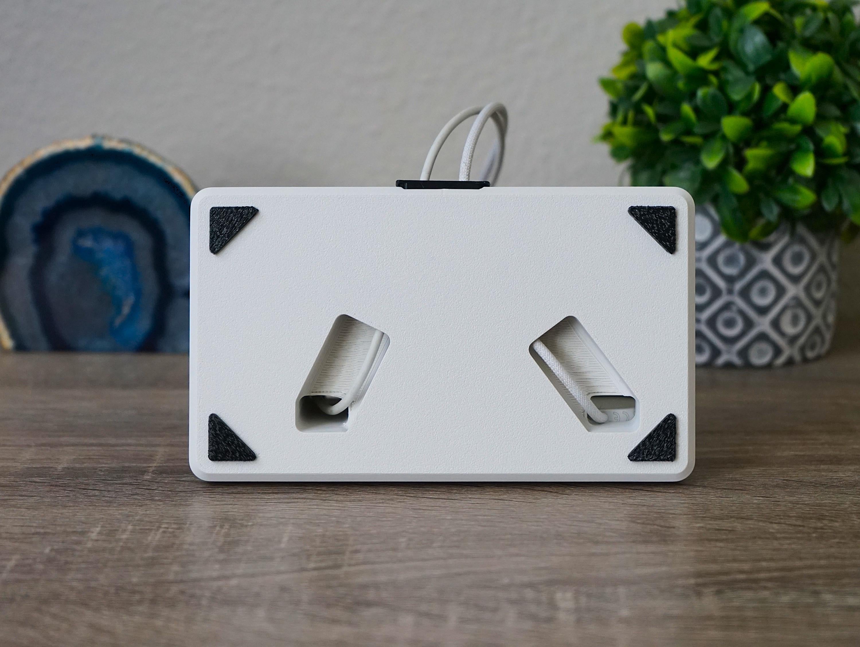 Upright MagSafe iPhone and Apple Watch Holder for Charging (3D Printed)