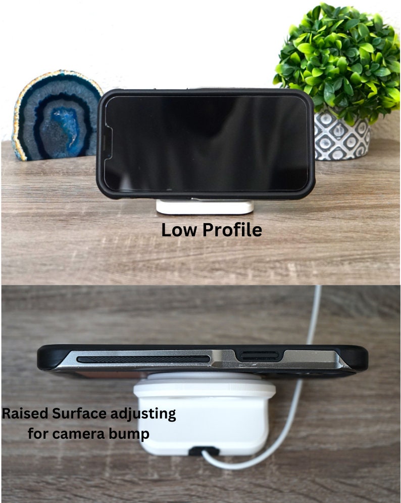 Standby Mode MagSafe Stand for 25W MagSafe with Braided Cable (3D Printed)