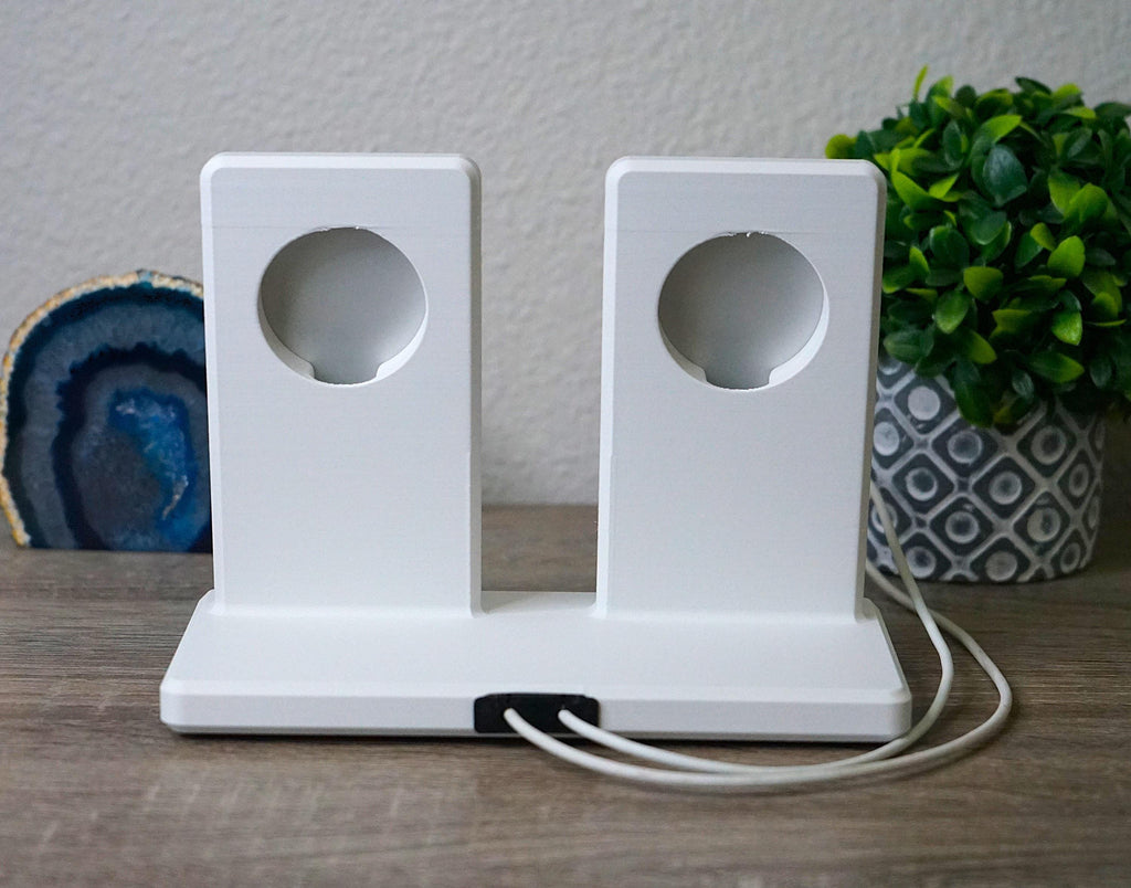 Dual Upright MagSafe Holder for iPhones (3D Printed)