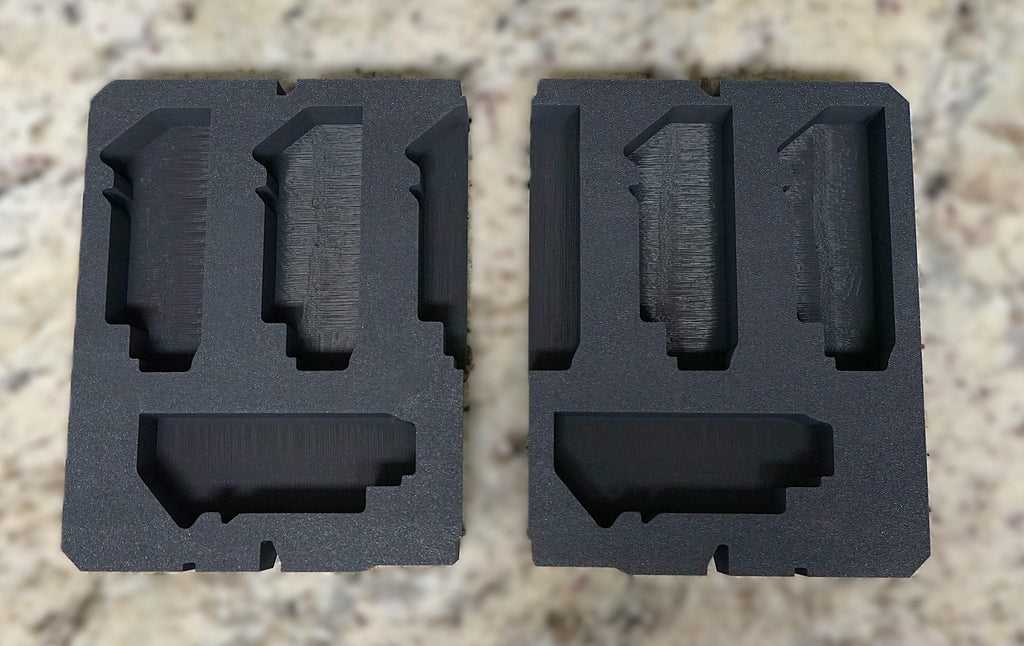 Dewalt 7 Battery(DCB201 & DCB207) Insert for Dewalt Tough System 2.0 Deep Compact Organizer (DWST08020)