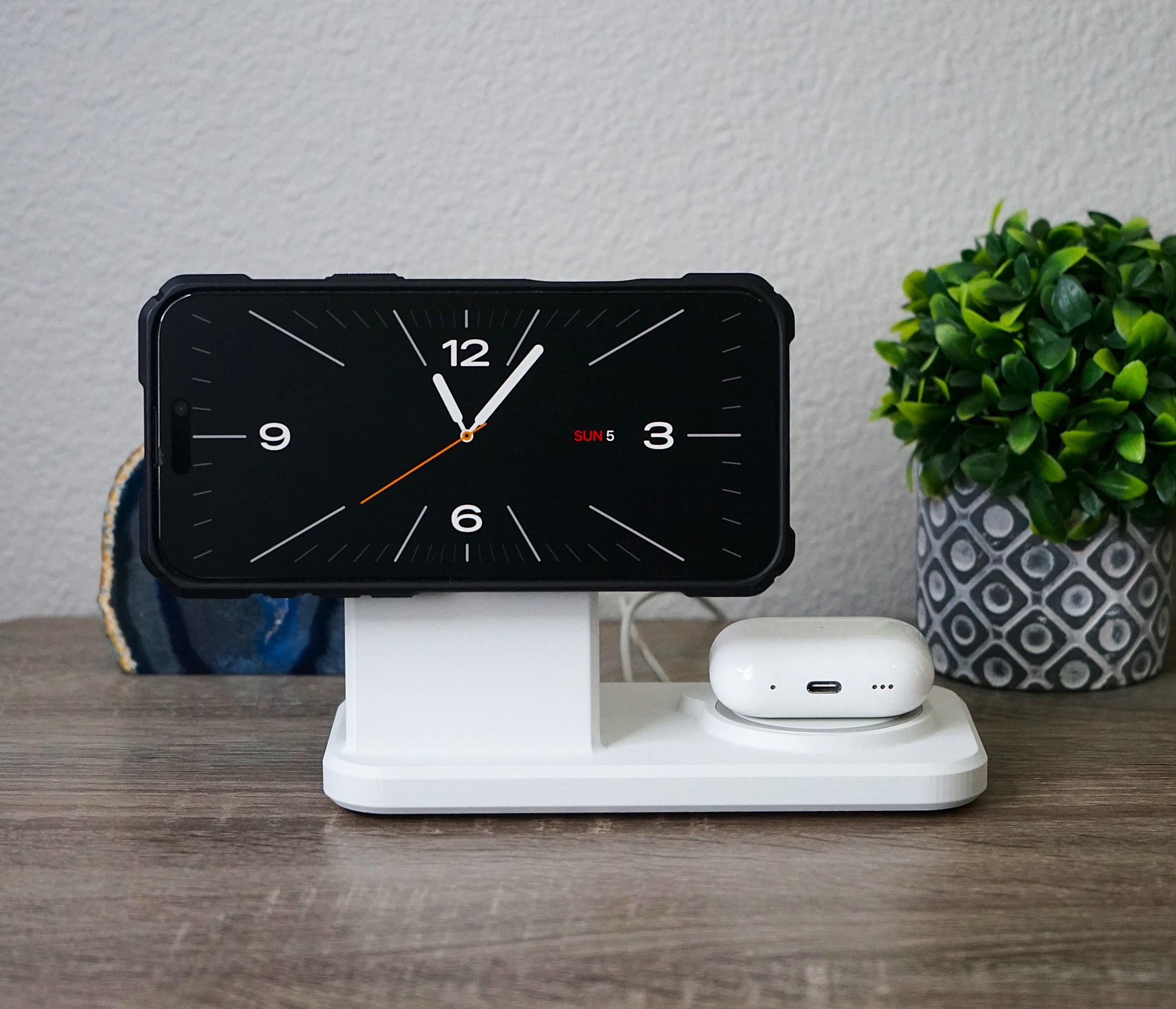 Dual MagSafe Holder with Upright and Flat MagSafes
