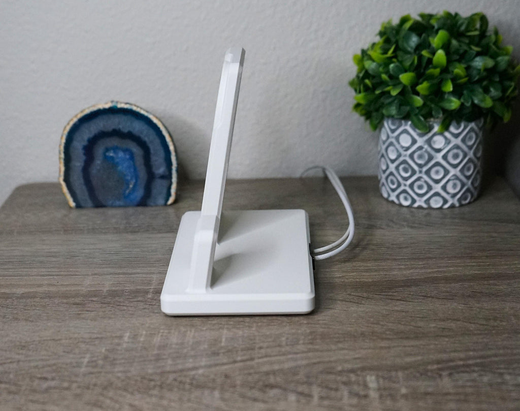 Upright MagSafe iPhone and Apple Watch Holder for Charging (3D Printed)